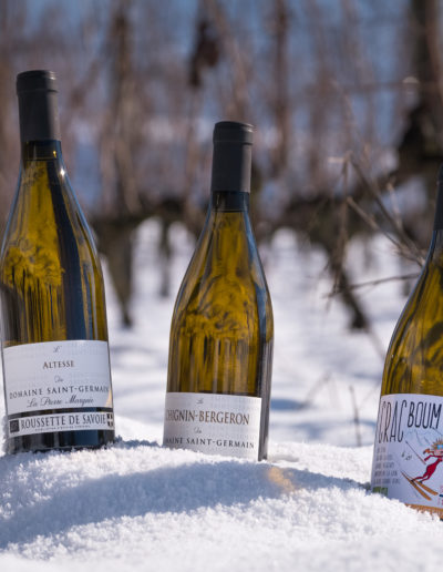 Chignin Bergeron, Crac Boum Bu, et Roussette de Savoie : 3 vins bio du Domaine Saint-Germain