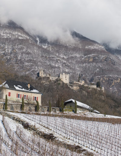 Domaine Saint-Germain, vin bio en Savoie : lieu dit La Perrouse, sous le Château de Miolans, Saint-Pierre d'Albigny